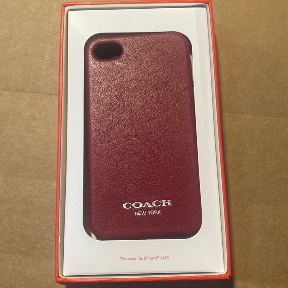 Coach phone case